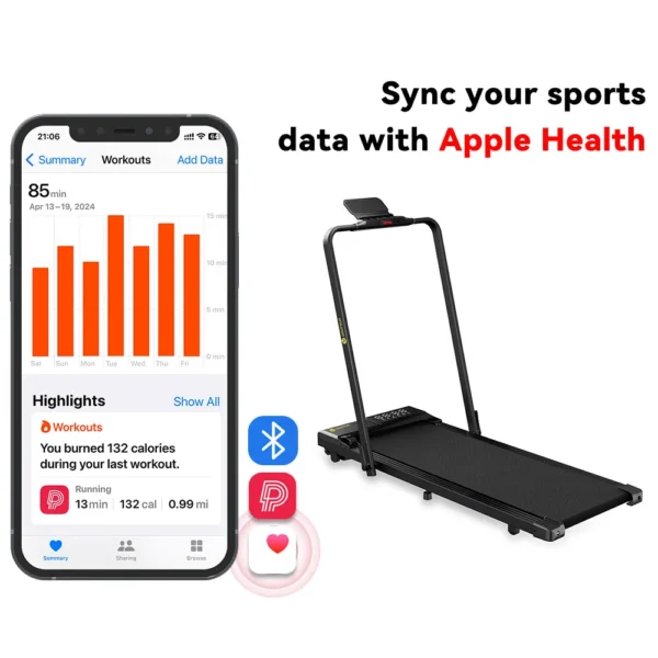 DeerRun A5 Pro Smart 2 in 1 Folding Treadmill - Imagen 8